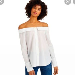 Club Monaco Off the Shoulder Top